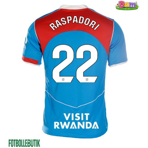 Atletico Madrid Giacomo Raspadori #22 Tredje Tröja Kvinnor 2025-26 Kortärmad
